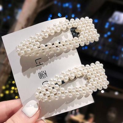 China 2022 Eco-Friendly Custom Bobby Pins Headdress Hair Styling Accessories Girls Hair Clips Word Rhinestone Crystals Letter Hair Clips for sale