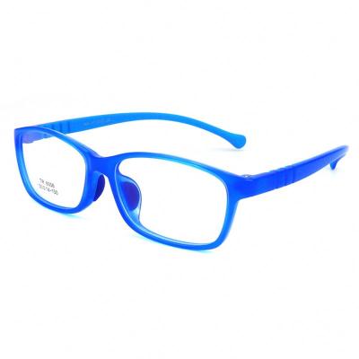 China For Reading Glasses 2022 New Optical Glass Kids TR90 Eyeglasses Children Boy Girls Computer Clear Square Glasses for sale