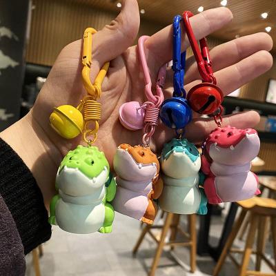 China 70042 Alligator Key Chain Resin Key Chain 3D Cartoon Key Chain HOT Cute Animal Acrylic Car Key Bag Couples For Girls Boys for sale