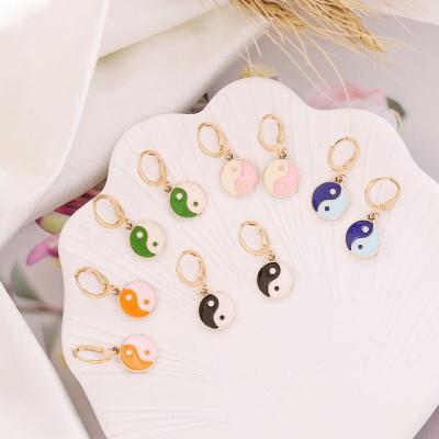 China Hot 2022 Fashionable LongWay TaiChi Earrings Fashion Personality Trendy Earrings Wholesale for sale