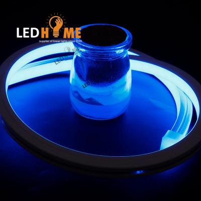 China 24V 12x12mm Mini Side View Decoration Bedroom Outdoor Silicone Flex Led RGB Neon Strip Light for sale