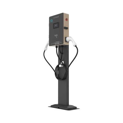 China Low Power Consumption 32A AC EV Car Charger Station Wall Mounted Pole Mounted 7kw OCPP 14KW Electric Car Charger EV Battery Charger for sale