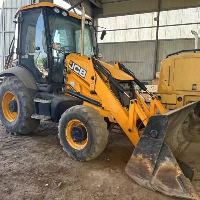 China Low Working Hours JCB 3CX Backhoe Loader with Original UK Engine in Wheel Moving Type for sale