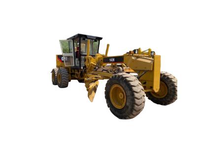 China Japan Original Used Caterpillar 14H Motor Grader with Road Tyre and Front Loader in Japan for sale