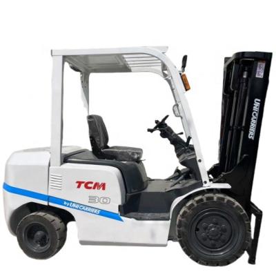 China Safer Used TCM 3 ton 3.5 ton Diesel Forklift with ISUZU YANMAR MISUBISHI engine FD30 for sale