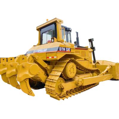 China CAT D7H Bulldozer Used Crawler Original Japan Performance Machine Weight 50350 KG for sale