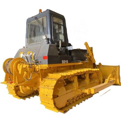 China Crawler Moving SHANTUI Used Bulldozer SD16 Original Used 16 Ton Bulldozer Shantui SD16 for sale