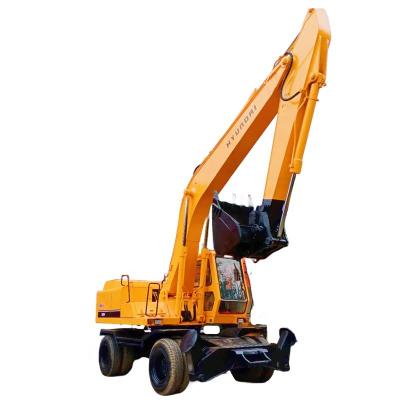 China 15 Ton Used Hyundai Wheel Excavator 150W with Original Color and Hydraulic Valve Other for sale