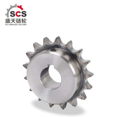 China Metric transmission machine finished roller bored chain sprocket with heat treatment made by China Changzhou manufacturer SCS for sale