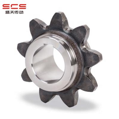 China DIN 8196 Transmission System Sprocket With Hub Material Steel for sale