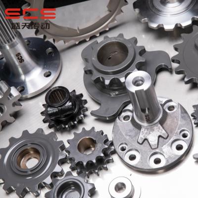 China Transmission System Agricultural Machinery Sprocket With Screw Hole Finished for sale