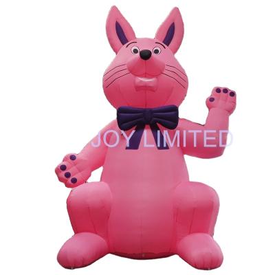 China Fun Free Shipping! 6m Large Outdoor Decoration Cartoon Rabbit Commercial Inflatable Rabbit Model For Promotion for sale