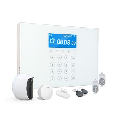 China Home security WIFI+4G+IP Triple Network Dual Frequency 433mhz And 868mhz Support Home Intruder Alarm System for sale