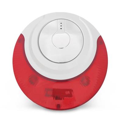 China Home alarm Wired Indoor Strobe Siren 110dB Sound and Flashing Light Alarm System For Home Garden Security Protection 12V indoor Red siren for sale