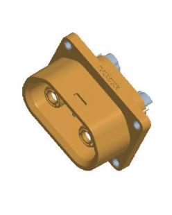 China Carimbando o conector do poder e do sinal do terminal 90A 360 graus que protegem Shell plástico à venda