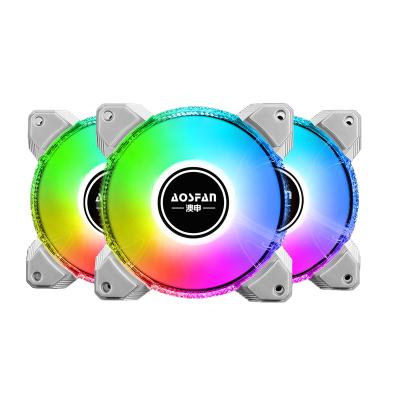 China Blue LED Computer Case RGB PC Case Fan Quality Control Air Cooler Fan Computer PC Case Fan for sale