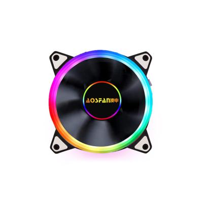 China Computer case aoshen computer case fan FL20 hot sale 2022 fashionable simple opening colors cooler 120Mm RGB PC CPU computer case fan for sale