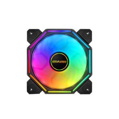 China Computer Case Argb Fan Hyun-Chae Discoloration Computer Case Cooling RGB Fan High Quality Mute Gaming Case RGB Magic Mirror Fan for sale