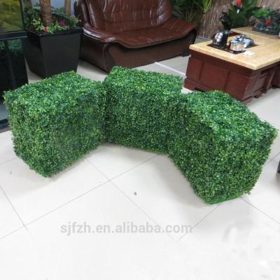 China Indoor Wall Boxwood Plastic Fake Hedge, Garden Boxwood Mat Hedge For Sale for sale