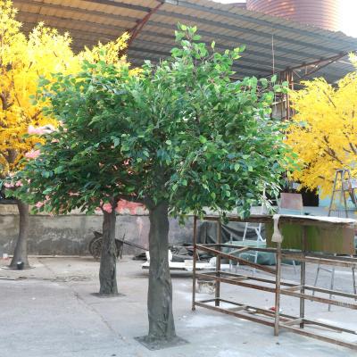 China Artistic Wholesale Artificial Ficus Trees Large Fiberglass Banyan Tree For Sale Decoration for sale