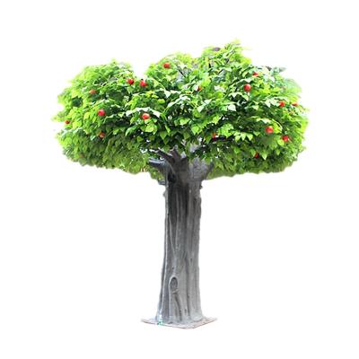 China Best Large Artificial Apple Tree Factory Price Realistic Factory Wholesale High Quality Environmental/Easy Care/ Most Indoor Outdoor Decoration for sale