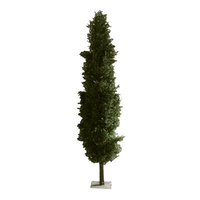 China Podocrpus Minimalist Artificial Cedar Branches Pine Fake Pine Branches Models Explosion Pine for sale