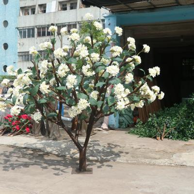 China Artistic newcomer and new design artificial silk frangipani flower tree for home or office decoration for sale