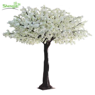 China Artistic Less Care 3.5m Artificial Indoor White Cherry Blossom Tree For Event Decor Artificial Cherry Trees for sale