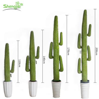 China Artistic Hot Item Ornamental Large Artificial Cactus Indoor Plants Decorative for sale