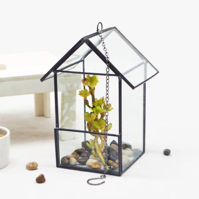 China Home decoration the balcony hangs the plant glass container, decorate the plant flower room for sale