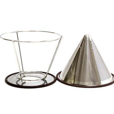 China Traditional stainless steel coffee filter for sale