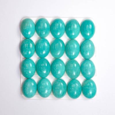 China Jewelry Making Real Oval Amazonite Cabochon Gemstone Maker for sale