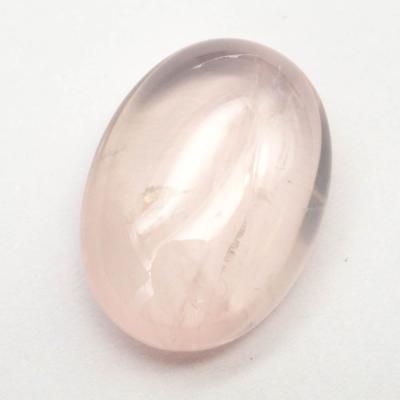 China Jewelry Making China Factory Loose Gemstone Rose Quartz Oval Cabochon For Setting for sale