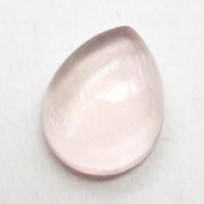 China Jewelry Making Pear Rose Quartz Cabochon For Gemstone Setting From China Factory for sale