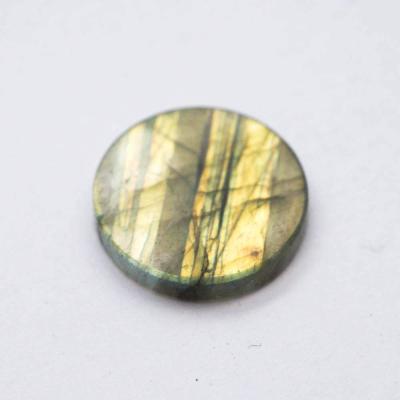 China Color Set Or Fire Two Sided Labradorite Flat Round Cabochon 12mm Round 8mm 10mm Disc for sale