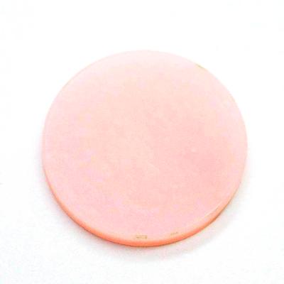 China Jewelry Making Exceptional Quality Hot Selling Pink Opal Flat Round Plates for sale