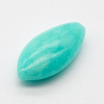 China Jewelry Making Loose Stone Factory DIY Natural Gemstone Flat Pointed 10x20mm Amazonite Peru Teardrop Briolette for sale