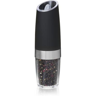 China Wholesale Stocked Customized High Capacity With Thickness Blue Light Adjustable Gravity Electric LED Salt Or Pepper Mill for sale