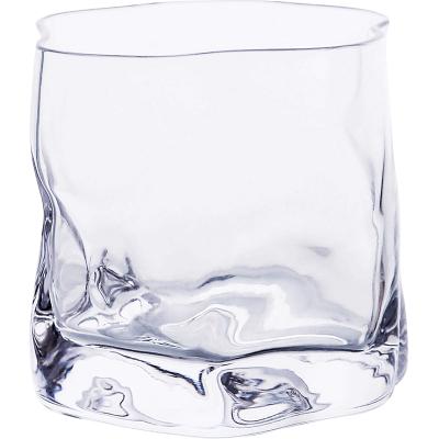 China Wholesale Customized Handmade Crystal Tipping Glasses Stocked In 8 Ounce Whiskey Glass for sale