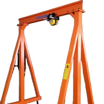 China Mini Gantry Crane Hot Sale Small Warehouse Gantry Crane Portable Mobile Lifting Gantry Cranes for sale