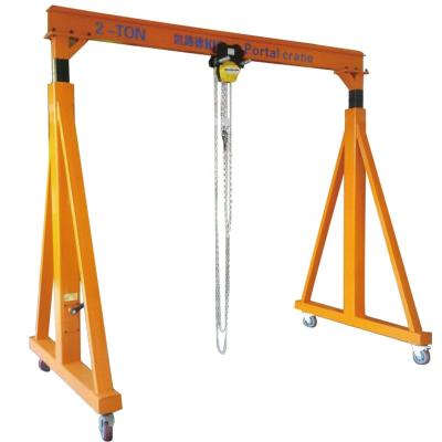 China Gantry crane gantry cranes with manual crane Steel Gantry Crane Building Material Shops for sale