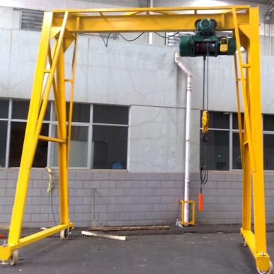 China Gantry Crane Hot Sale Small Warehouse Used Portable Mini Gantry Crane Mobile Lifting Gantry Cranes 1T for sale