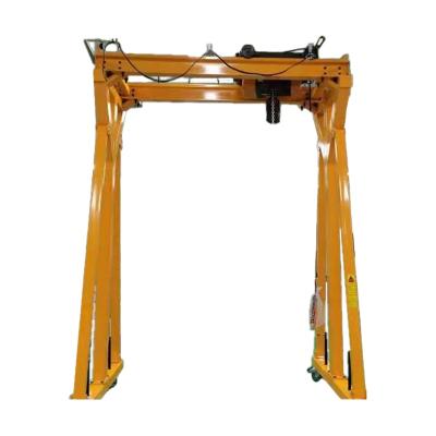 China 5 ton mobile double girder gantry crane gantry crane slewing gantry crane trackless electric trolley crane low mast for sale