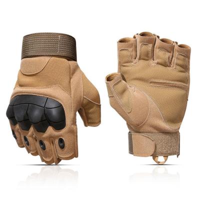 China Half Finger/Protective Men Fingerless Knuckle Training Tactics Combat Tactical Gloves For Half Finger Tactical Gloves Custom Made for sale