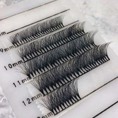 China Wholesale Natural Easy Fan Lash Rapid Blooming Easy Fast Fan Eyelash Extension Long Blooming Mega Volume Silk Lashes for sale