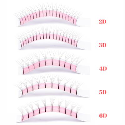 China Natural Individual Long Lashes Extension Fans 3d 4d 5d 6d 10d Volume Eyelash Extension Premade for sale