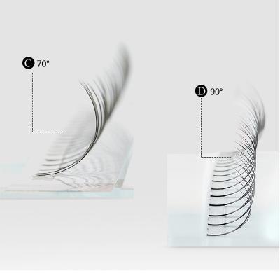 China Premade Natural High Quality Hand Made Long Volume Whips Wholesale 6d Fans Lashes Extension for sale