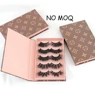 China Long 100 25 Millimeter Natural Wholesale 3d Mink Eyelash Bulk Lasheswholesale Vendor 5 Pair Lashbook Eyelash Vendors for sale