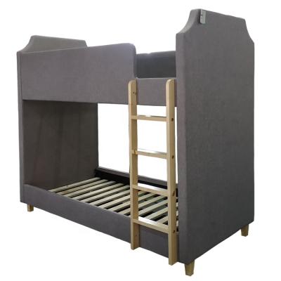 China Stylish modern home furniture kids room furniture fabric bunk bed for kids for sale