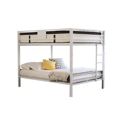 China Hot Selling Convertible Home And School Full Over Bunk Bed Full Metal Iron Sturdy View With Metal Slats for sale